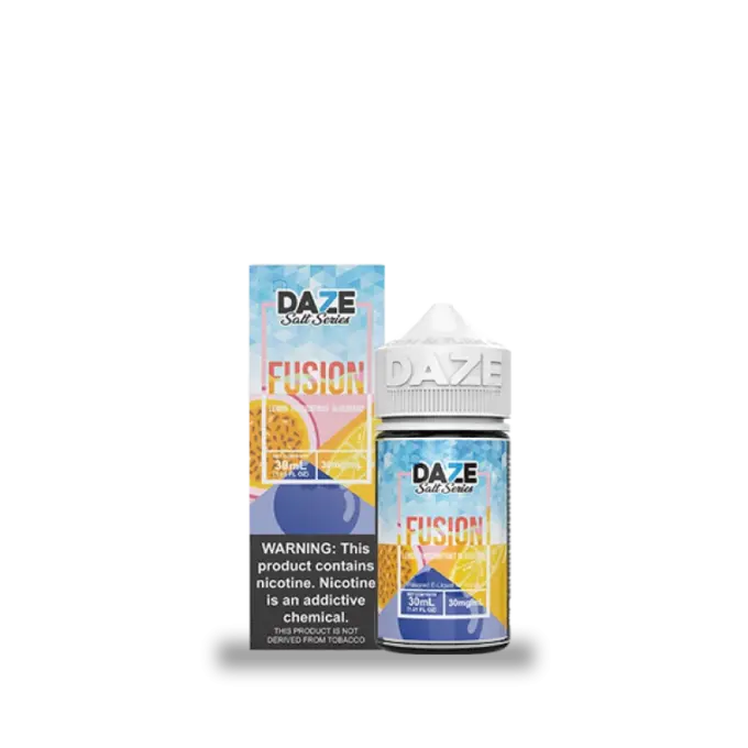 7DAZE FUSION TFN SALT - LEMON PASSIONFRUIT BLUEBERRY ICED - 30ML-30MG