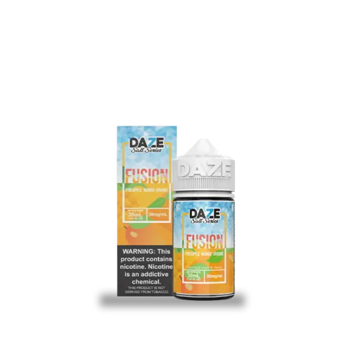 7DAZE FUSION TFN SALT - PINEAPPLE MANGO ORANGE ICED - 30ML-30MG