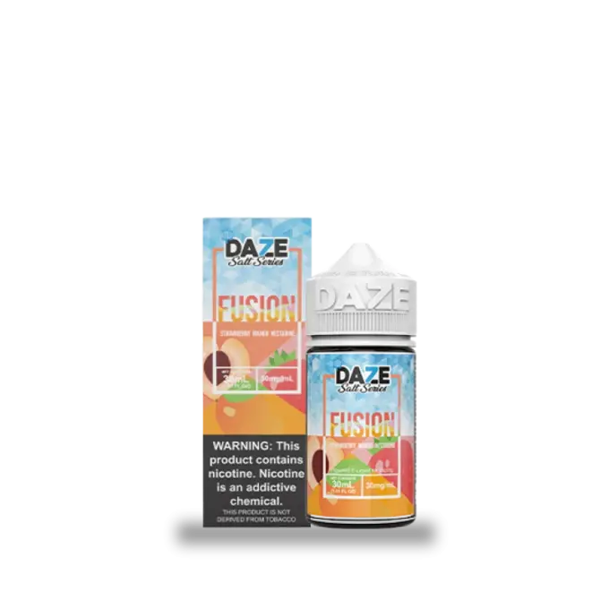 7DAZE FUSION TFN SALT - STRAWBERRY MANGO NECTARINE ICED - 30ML