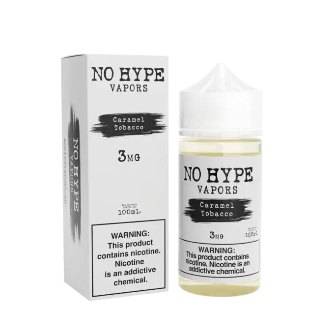NO HYPE VAPORS - CARAMEL TOBACCO - 100ML-6MG