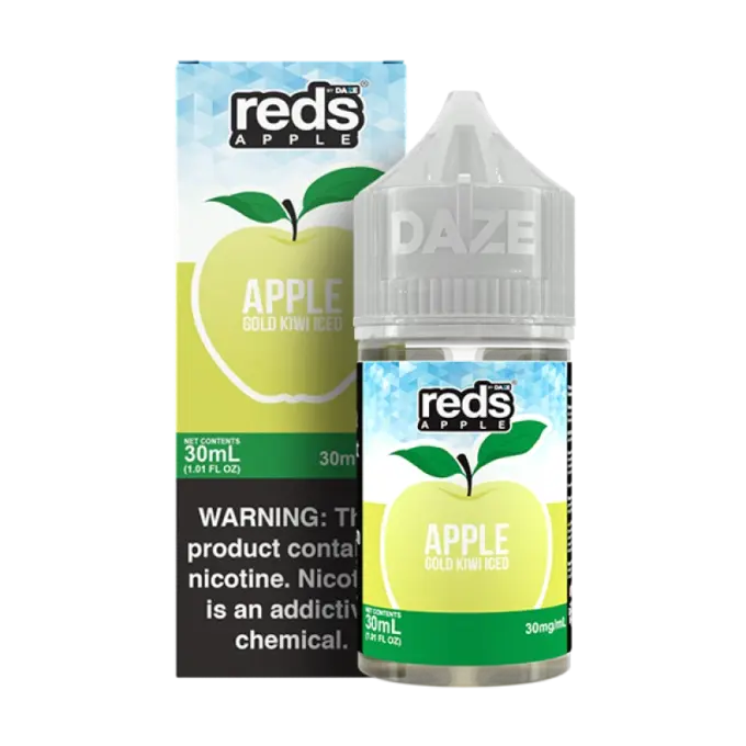REDS 7DAZE SALT SERIES - GOLD KIWI ICED - 30ML-30MG