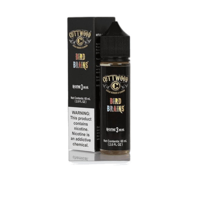 CUTTWOOD E-LIQUIDS - BIRD BRAINS - 60ML-3MG/6MG