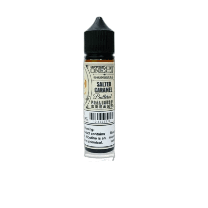 DISTRICT ONE21 : SALTED CARAMEL BUTTERED-FREEBASE-60ML-21区咸奶
