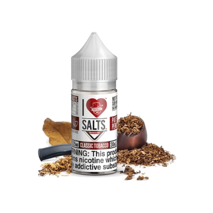 I LOVE SALTS BY MAD HATTER - CLASSIC TOBACCO - 30ML-25MG