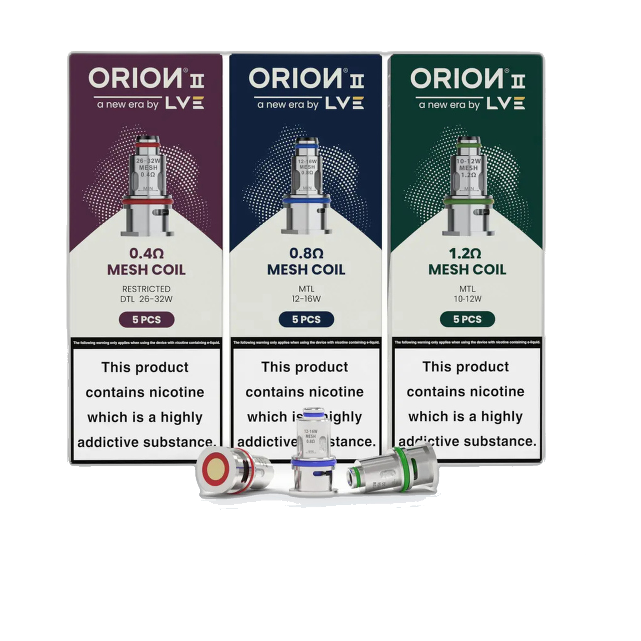 LVE ORION II COILS(5PCS)
