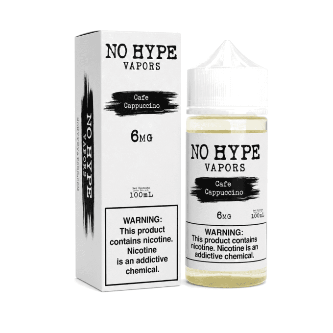 NO HYPE VAPORS - CAFE CAPPUCCINO - 100ML-6MG
