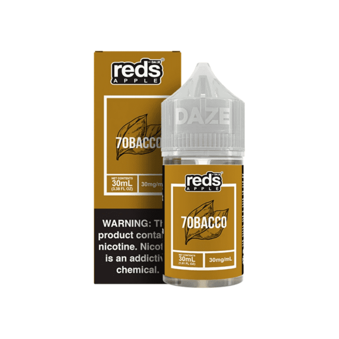 REDS 7DAZE TFN SALT SERIES - TOBACCO (7OBACCO) - 30ML-30MG