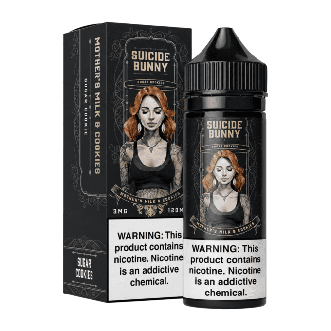 SUICIDE BUNNY - MOTHER'S MILK & COOKIES - 120ML-6MG