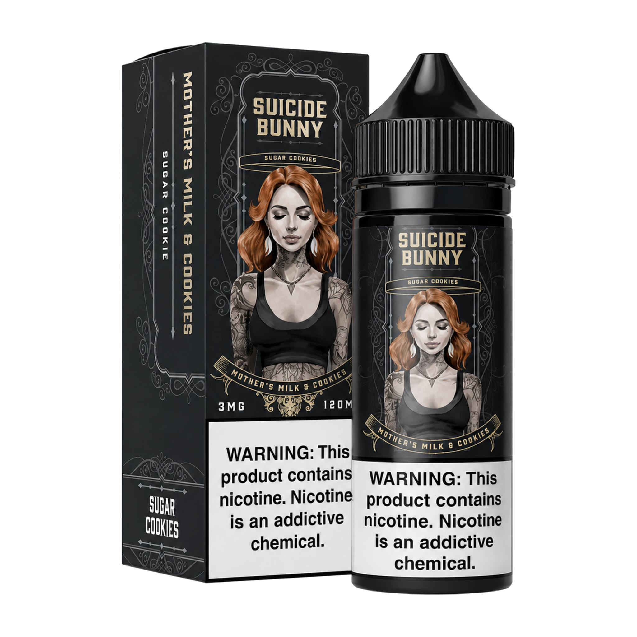 SUICIDE BUNNY - MOTHER'S MILK & COOKIES - 120ML-6MG