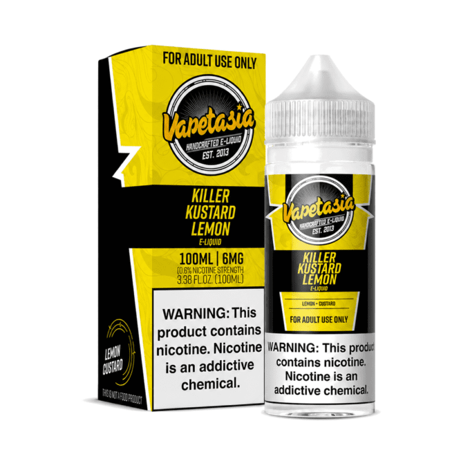 VAPETASIA - KILLER KUSTARD LEMON - 100ML-6MG