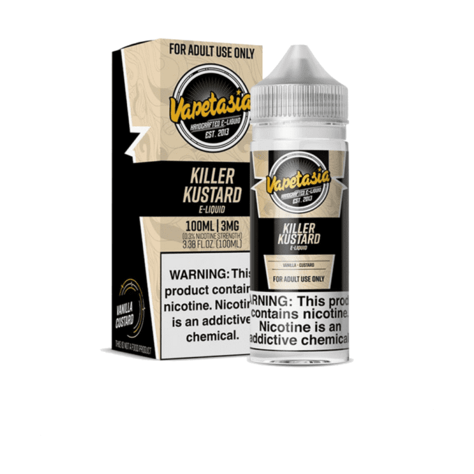 VAPETASIA - KILLER KUSTARD ORIGINAL - 100ML-6MG