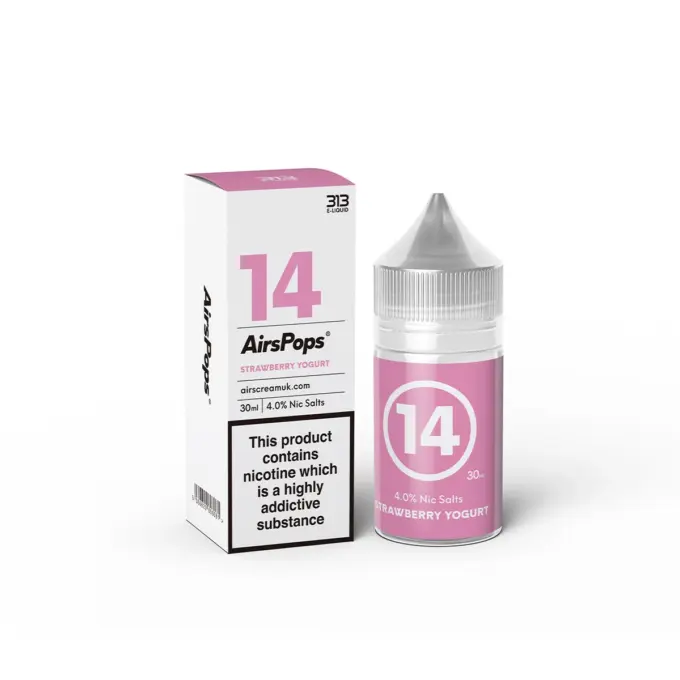 AIRSCREAM-NO.14-STRAWBERRY YOGURT-SALT-30ml-40MG