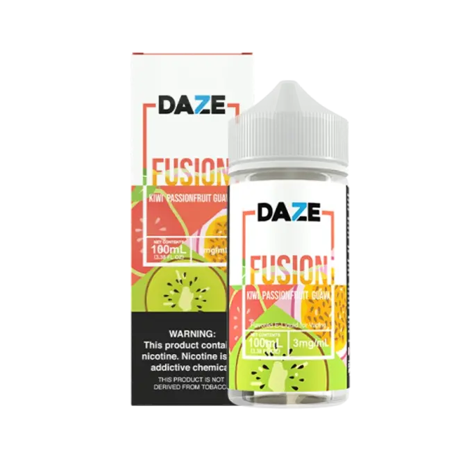 7DAZE FUSION TFN - KIWI PASSIONFRUIT GUAVA - 100ML-6MG