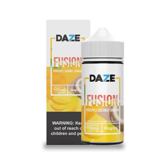 7DAZE FUSION TFN - PINEAPPLE COCONUT BANANA - 100ML-6MG