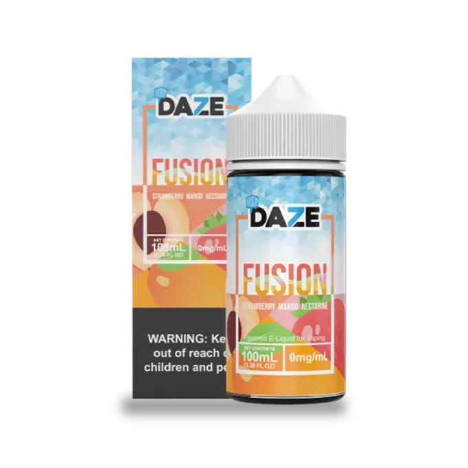 7DAZE FUSION TFN - STRAWBERRY MANGO NECTARINE ICED - 100ML-6MG