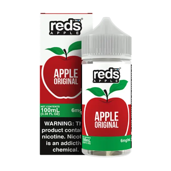 7DAZE REDS APPLE JUICE - APPLE ORIGINAL - 100ML-6MG