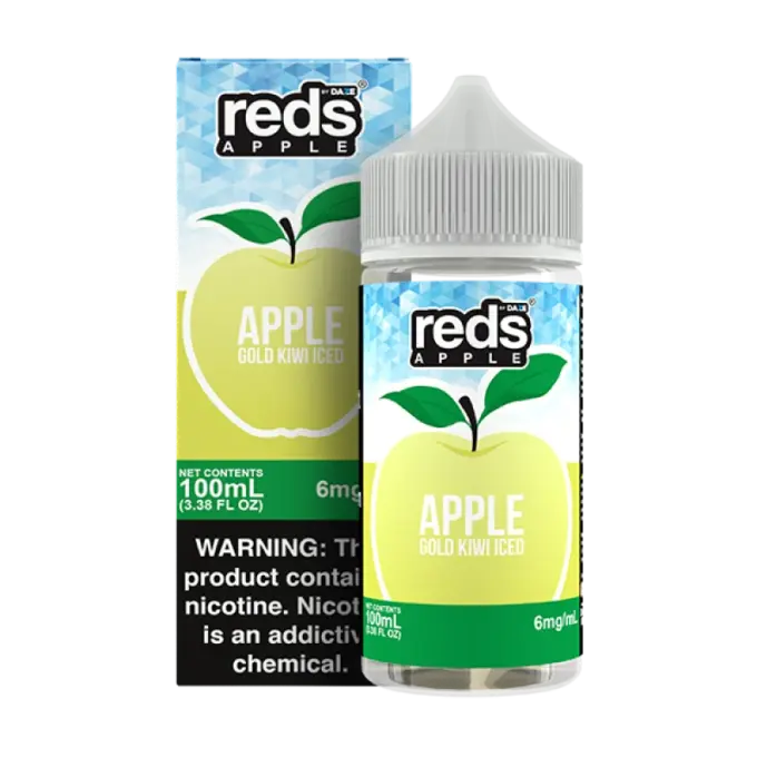 7DAZE REDS APPLE JUICE - GOLD KIWI ICED - 100ML-6MG