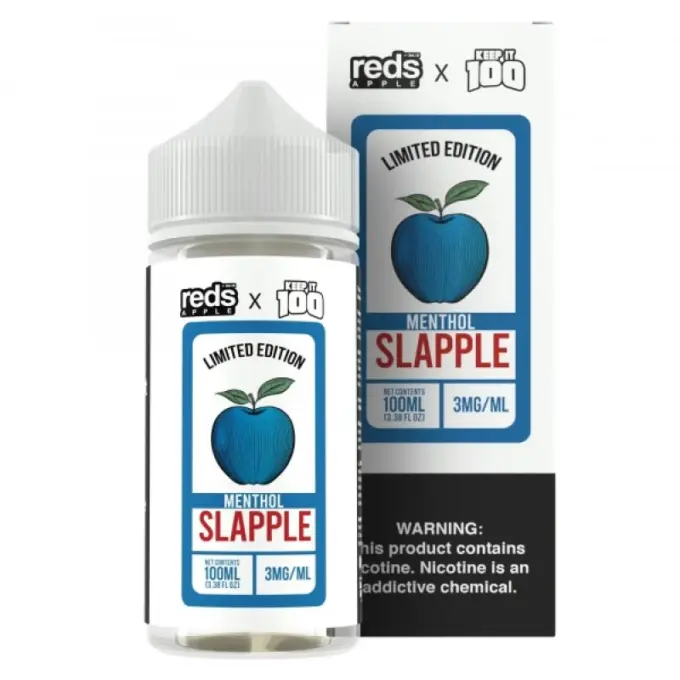7DAZE X KEEP IT 100 - SLAPPLE MENTHOL - 100ML-6MG