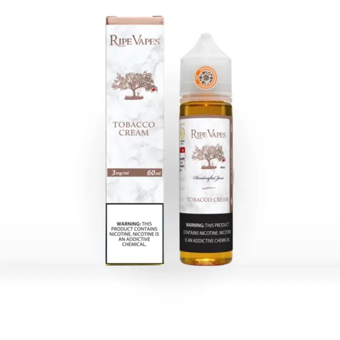 RIPE VAPES HANDCRAFTED JOOSE -TOBACCO CREAM - 60ML-6MG